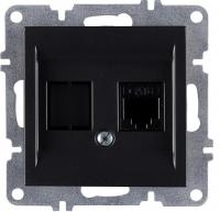 Розетка компьютерная LAVIN/KAREN RJ45 кат.6 механизм черн. ARVIA 50 07 2000 247