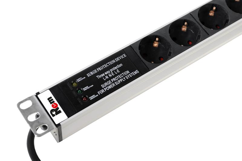 Блок распределения питания R-16-7S-FI-440-1.8 7хSchuko 16А горизонт. с мониторингом Rem 1361979