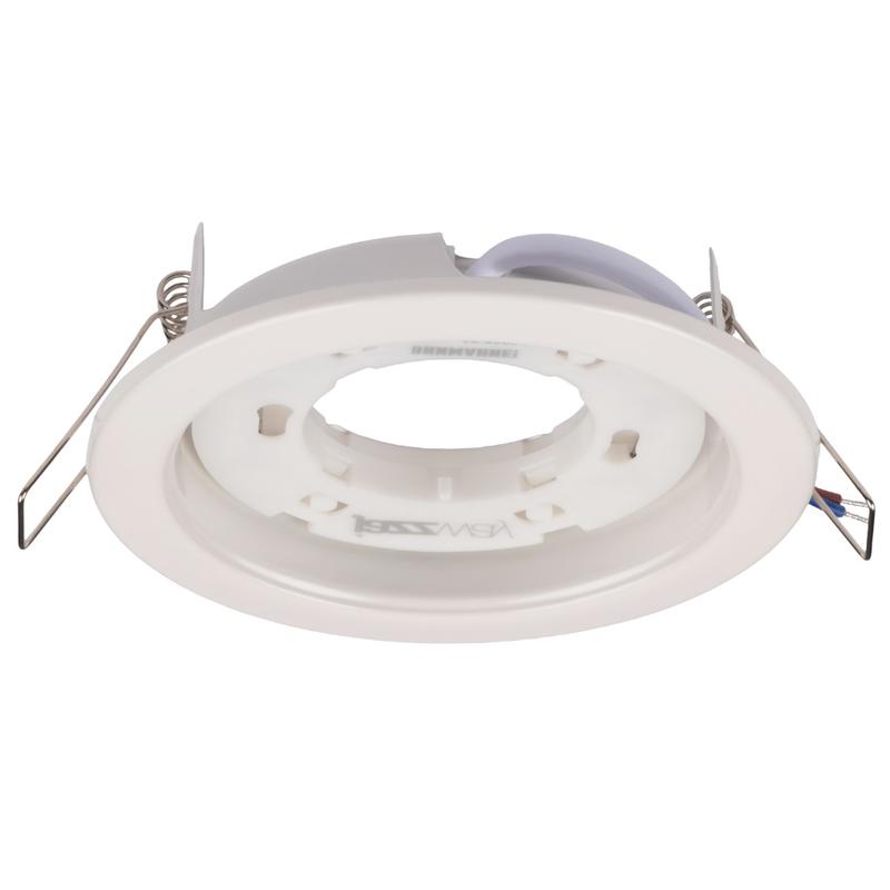 Светильник PGX53 10639.1 106х39мм под лампу GX53 до 20Вт встраив. бел. (пакет) JazzWay 5067080