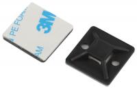 Площадка самоклеящаяся под хомуты 25х25мм NO-225-311 черн. (уп.10шт) Эра Б0066689