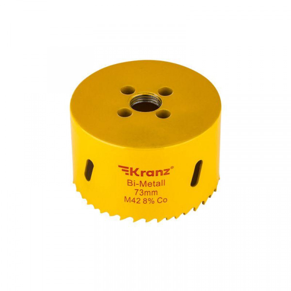 Коронка Bimetal 73мм Kranz KR-92-0261